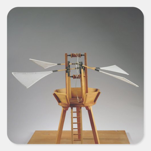 ダ・ヴィンチデザインのモデル再構築 スクエアシール (正面)