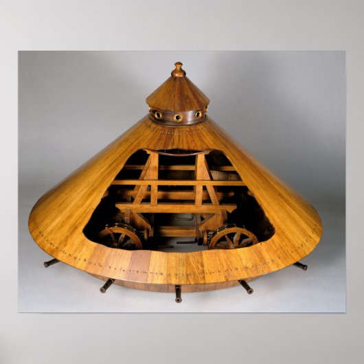 ダ・ヴィンチデザインのモデル再構築 ポスター (正面)