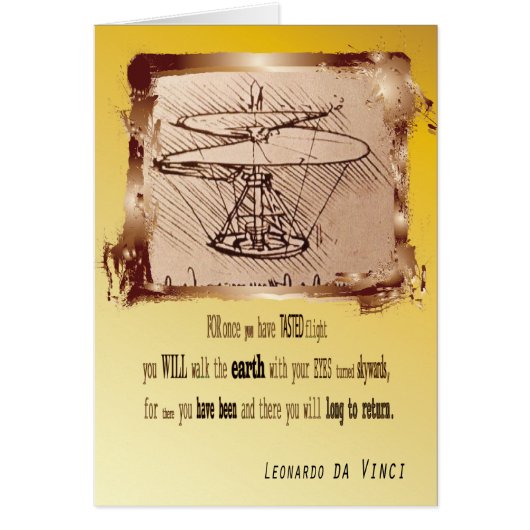 ダ・ヴィンチ・ヘリコプタ🚁✨バジェット・スペシャル (正面)