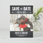 チはっきりしたャルクボードで日付カードを保存 セーブザデート (スタンド正面)