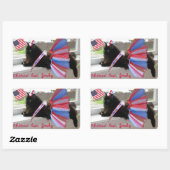 「チアオ!スモーキーステッカーが大好き 長方形シール (シート)