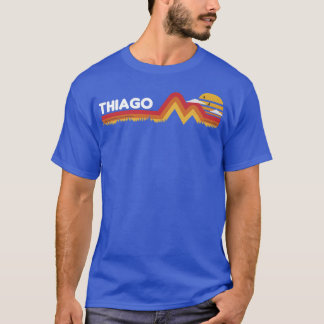 チアゴおもしろいレトロヴィンテージサンセットチアゴ80s 90s P Tシャツ