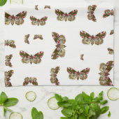 チアティラバティスザピーチブロッサムモス キッチンタオル (折り畳み)