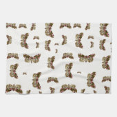 チアティラバティスザピーチブロッサムモス キッチンタオル (横)