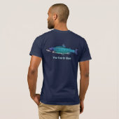 チアノーサケ Tシャツ (裏面フル)