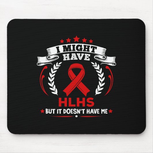チアノーゼ性先天性心疾患 HLHS 私はHLHSではない マウスパッド (正面)