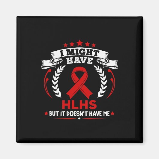チアノーゼ性先天性心疾患 HLHS 私はHLHSではない マグネット (正面)