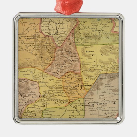 チアパス州 メタルオーナメント (正面)