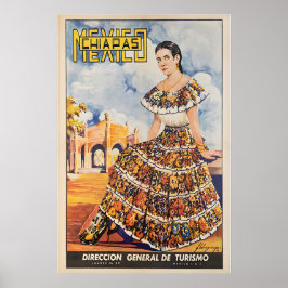 チアパス アート メキシコ トラベルポスター メキシコプリント ポスター