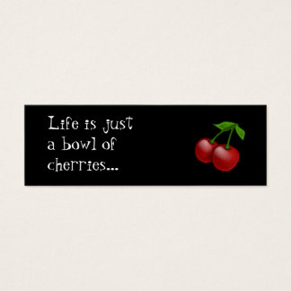 チアボムMiniCard:ボウル・オブ・さくらんぼ