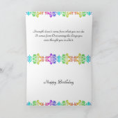 チアリスタイリッシューダーチャンピオン感動的引用文C カード (内部)