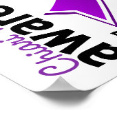 チアリマフォーメーション認識度5 ポスター (角)