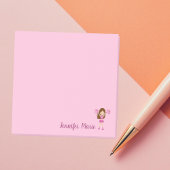 チアリーかわいらしダーパーソナライズされたのカスタムピンク ポストイット