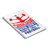 チアリーもしダーは簡単チアリーおもしろいダー応援 ノートブック (右側)