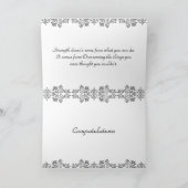 チアリースタイリッシュダーチャンピオン感動的引用文 カード (内部)