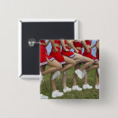 チアリーダーたちの低断面表示 缶バッジ (正面&裏面)