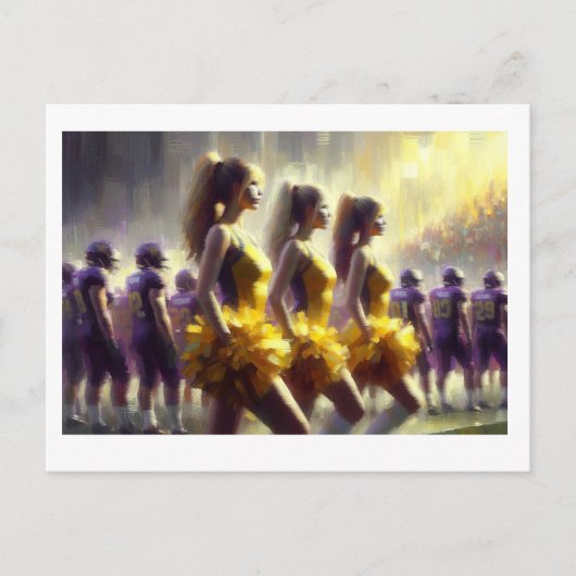 チアリーダーたちは ポストカード (正面)