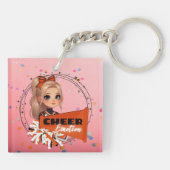 チアリーダーである キーホルダー (裏面)