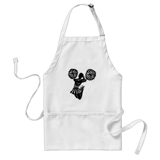 チアリーダーのエプロン スタンダードエプロン (正面)