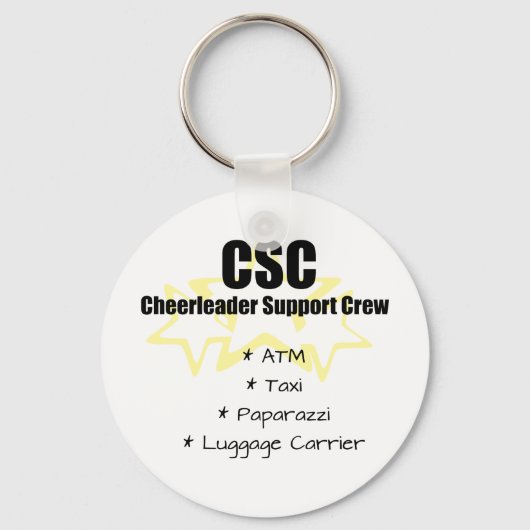 チアリーダーのサポートクルー キーホルダー (正面)