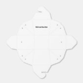 チアリーダーのハッシュタグ フェイバーボックス (折り畳みなし)