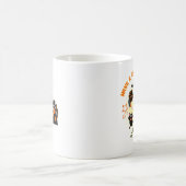 チアリーダーのハロウィーンマグ コーヒーマグカップ (中央)