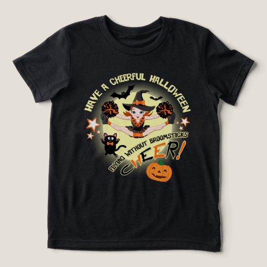 チアリーダーのハロウィーン トライブレンドTシャツ (デザイン正面)