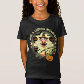 チアリーダーのハロウィーン Tシャツ (正面)