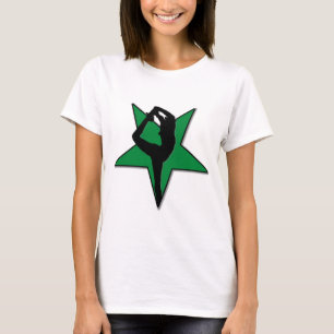 チアリーダーのフライヤのTシャツ Tシャツ
