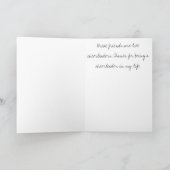 チアリーダーの友だちフォトアートカード カード (内部)