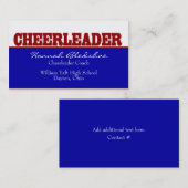 チアリーダーの名刺 名刺 (正面/裏面)