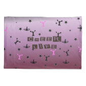 チアリーダーの女の子の枕パーソナライズされた箱 枕カバー (裏面)