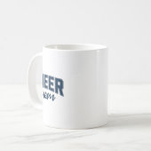 チアリーダーの娘を応援するママ コーヒーマグカップ (正面左)