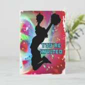 チアリーダーの招待されました 招待状 (スタンド正面)