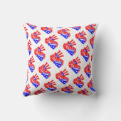 チアリーダーの独立記念日7月4日応援 クッション (裏面)