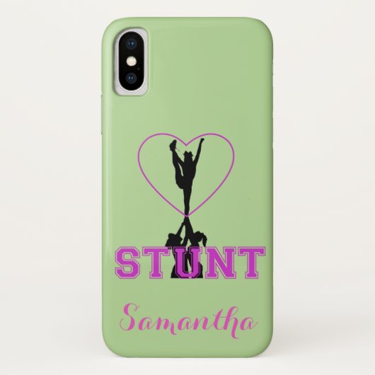 チアリーダーの発育阻害のiPhone Xの場合 Case-Mate iPhoneケース (裏面)