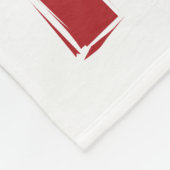 チアリーダーはポンポンに怒られてはいけない フリースブランケット (角)