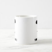 チアリーダーは個人化なります コーヒーマグカップ (中央)