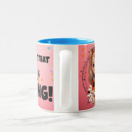 チアリーダーよ忘れ、決して素晴らしいマグカップ ツートーンマグカップ