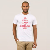 チアリーダーをするために平静を保って下さい Tシャツ (正面フル)