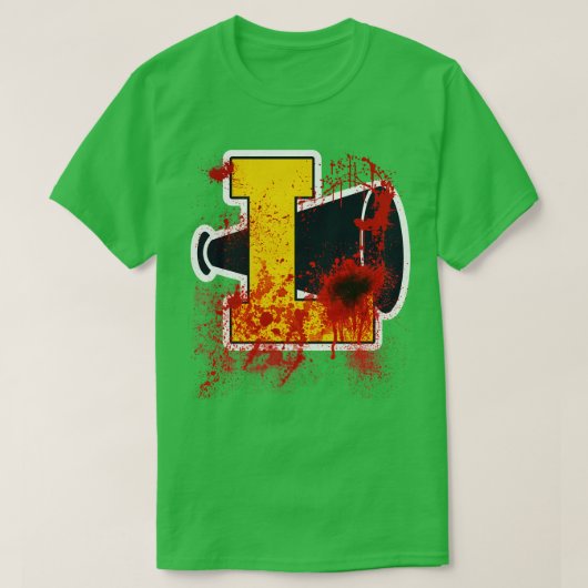 チアリーダーキャンプ ブラッディ ポンポン Tシャツ (デザイン正面)