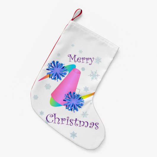 チアリーダークリスマスストッキング スモールクリスマスストッキング (正面 (吊り時))