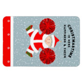 チアリーダークリスマスプレゼント マグネット (横)