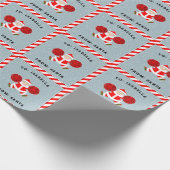 チアリーダークリスマスホリディギフト ラッピングペーパー (角)