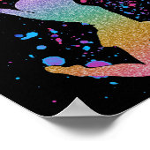 チアリーダーグラディエント高校または大学イベント ポスター (角)