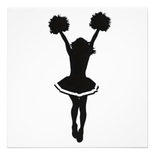 チアリーダーシルエット フォトプリント