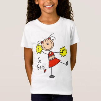 チアリーダースティックフィギュアkid tシャツ