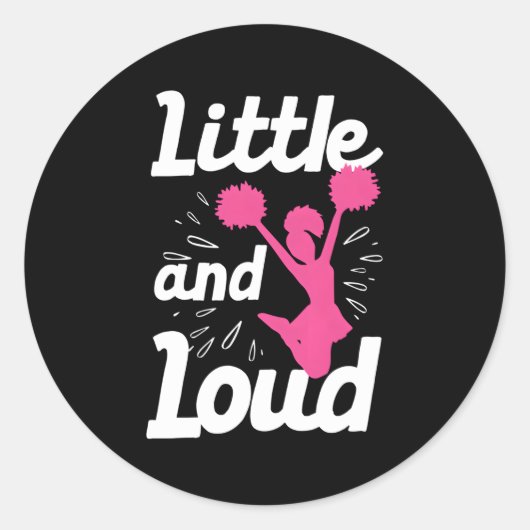 チアリーダーズチアリーティング応援ギムナスト ラウンドシール (正面)