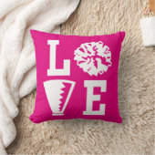 チアリーダーズラブピンク応援クッション クッション (ブランケット)