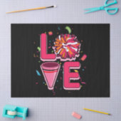 チアリーダーチアリーティング 薄葉紙 (クラフト)